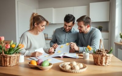 podział obowiązków przed Wielkanocą