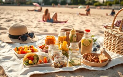 zdrowy prowiant na plażę
