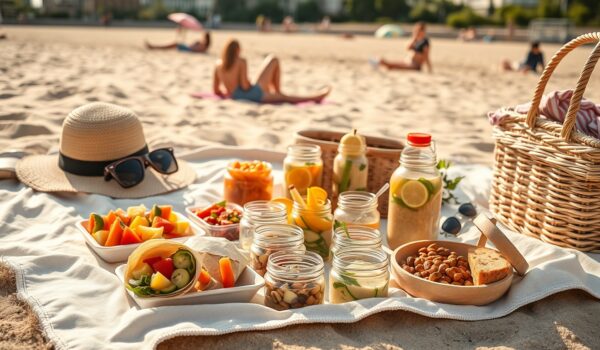 zdrowy prowiant na plażę
